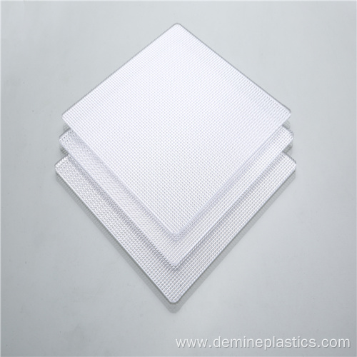 High Light Diffusion Prismatic Polycarbonate Solid Sheet